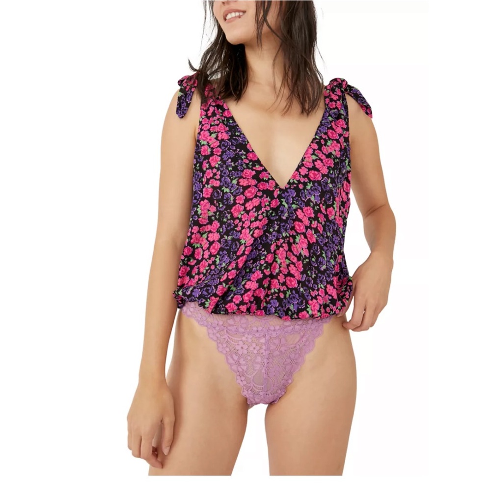 Free People Bare It All Bodysuit